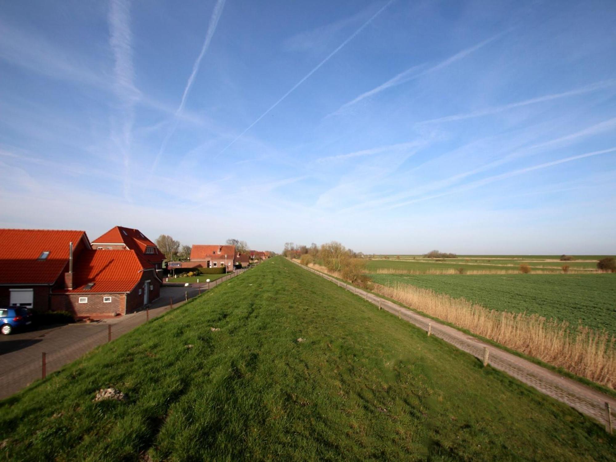 Spacious Apartments With Private Terrace Near The North Sea Dike Neßmersiel Exteriér fotografie